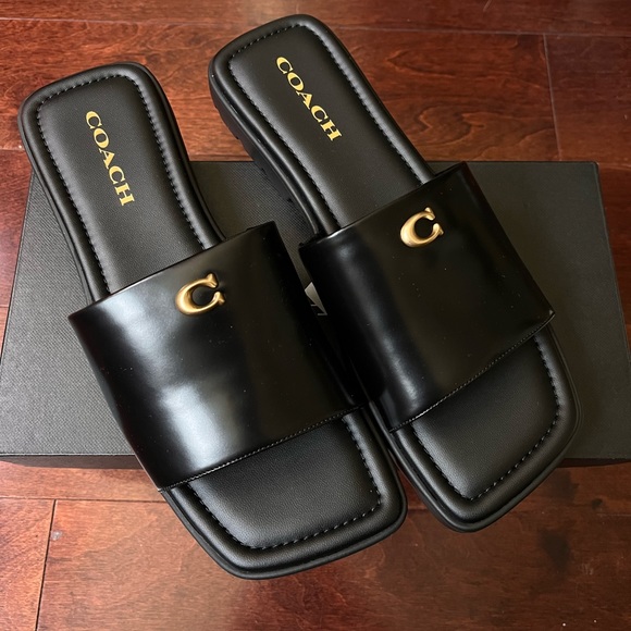 Coach Shoes - Coach leather sandals